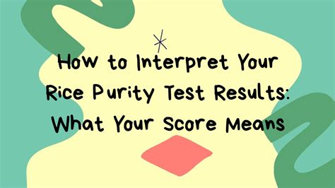 rice purity score